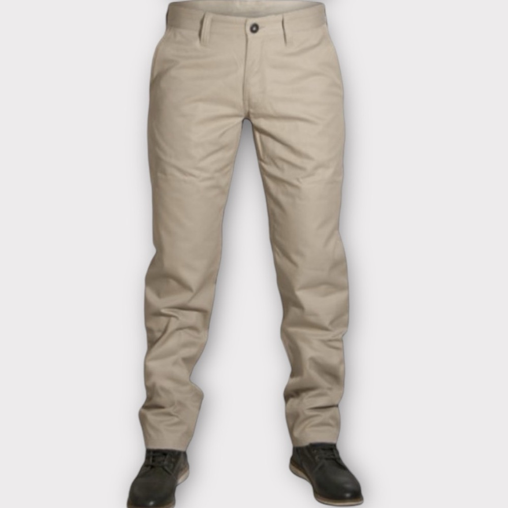 NWT Dunderdon D96+ Khaki Chino Pants Men’s 33x30 Classic 100% Cotton Workwear